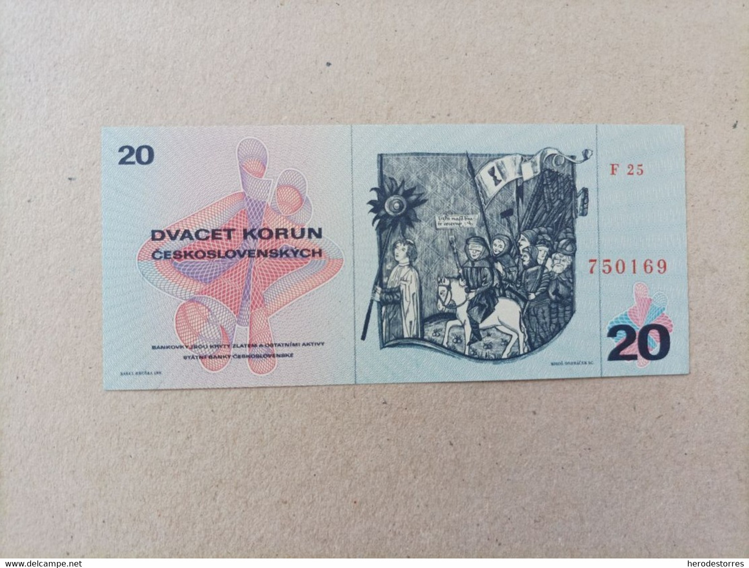 Billete De Checoslovaquia De 20 Korun, Año 1970, UNC - Czechoslovakia