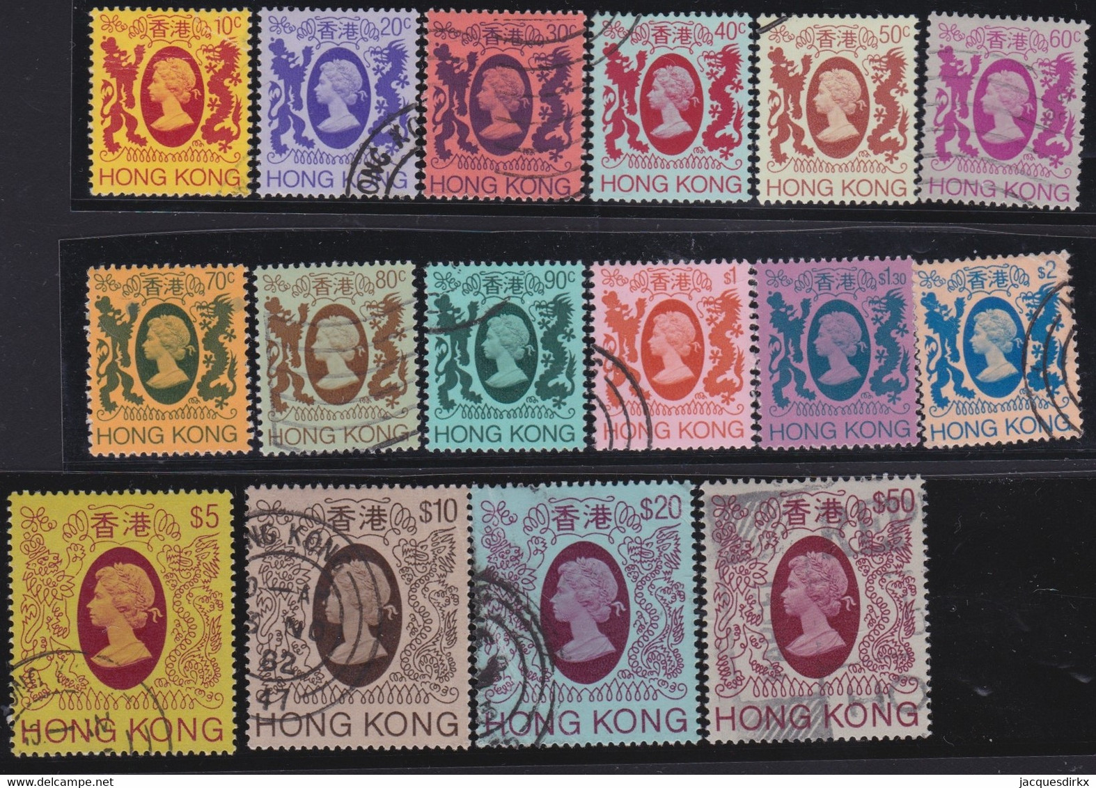 Hong Kong  .   SG  .    415/430      .    O   .   Cancelled - Oblitérés