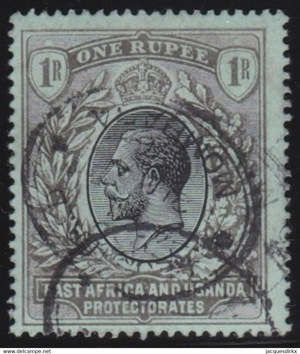 East Africa And Uganda Protectorates    .   SG  .     53b  (2 Scans)       .    O   .   Cancelled - Protectorats D'Afrique Orientale Et D'Ouganda