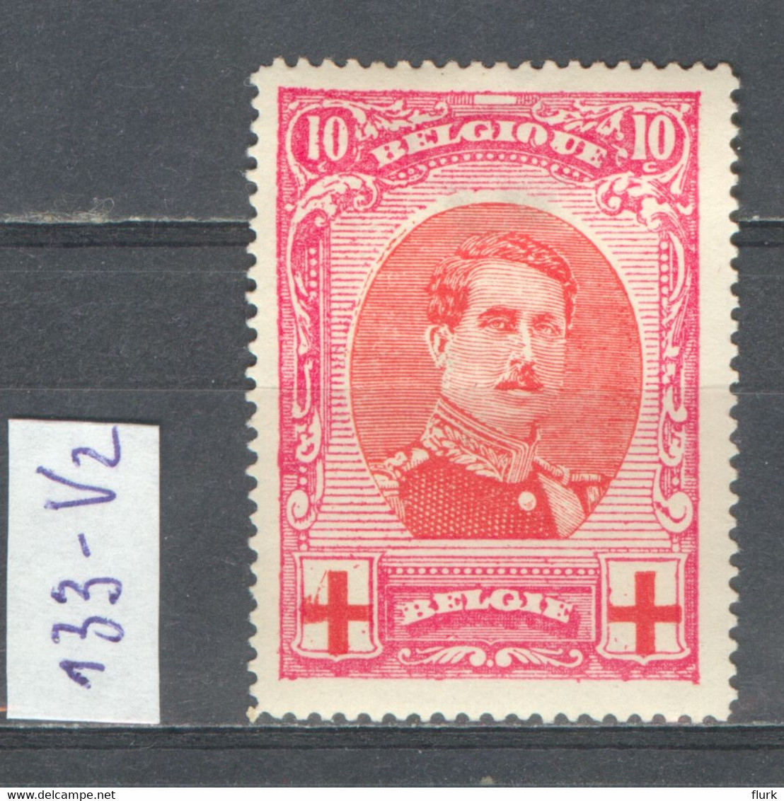 België Nr 133-V2 X Cote €65 Perfect - 1901-1930