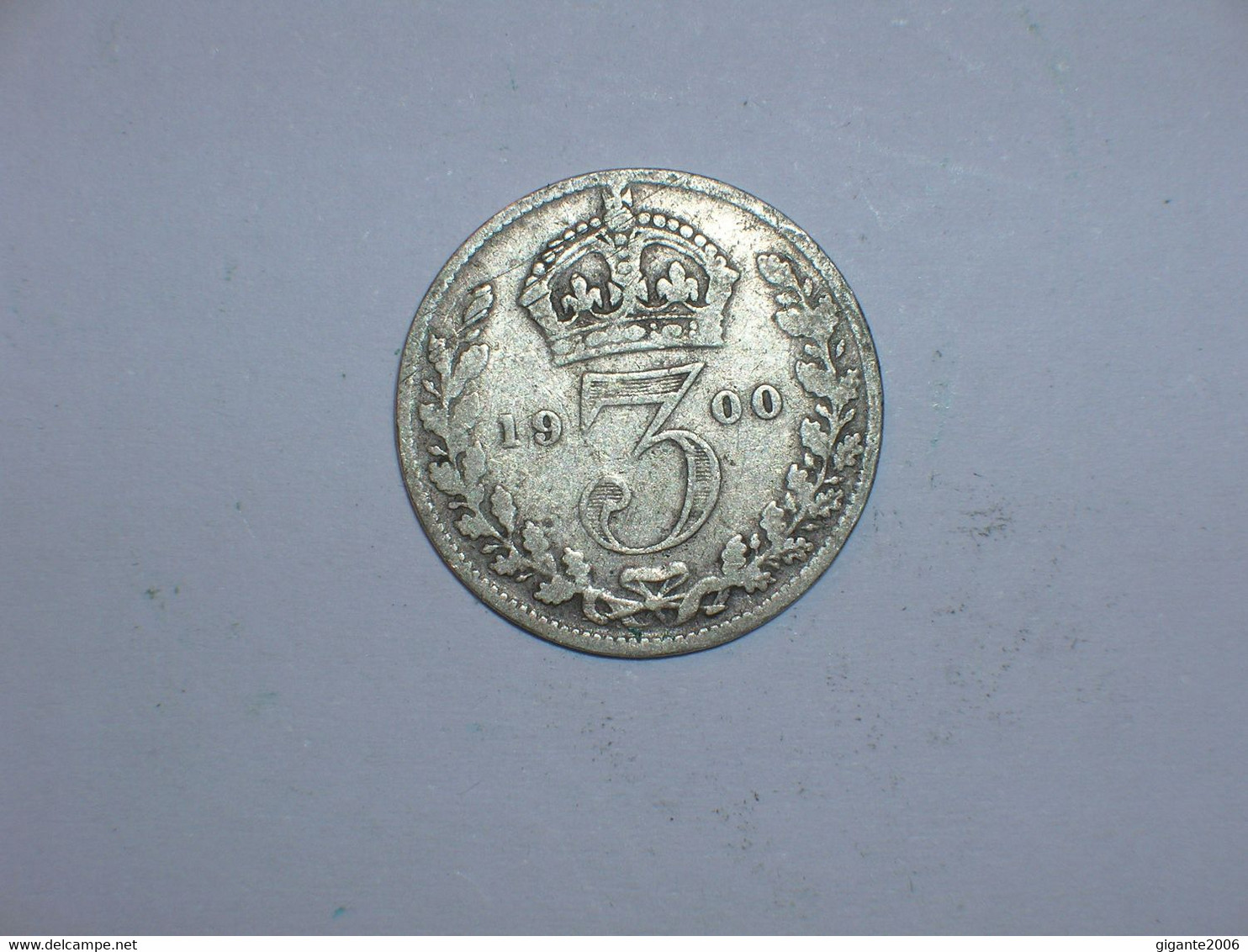 Gran Bretaña.3 Peniques 1900  (11265) - F. 3 Pence