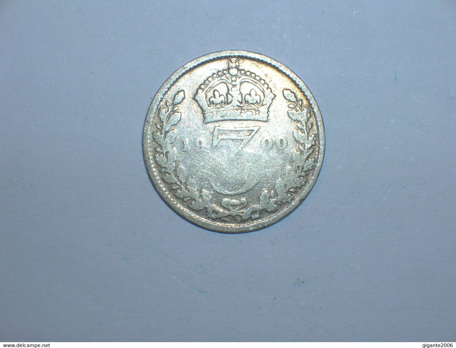 Gran Bretaña.3 Peniques 1900  (11266) - F. 3 Pence