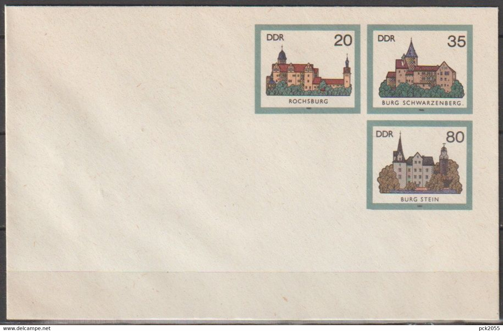 DDR Ganzsache 1985 Nr. U 2 Burgen Der DDR Ungebraucht ( D 3228 ) Günstige Versandkosten - Covers - Mint