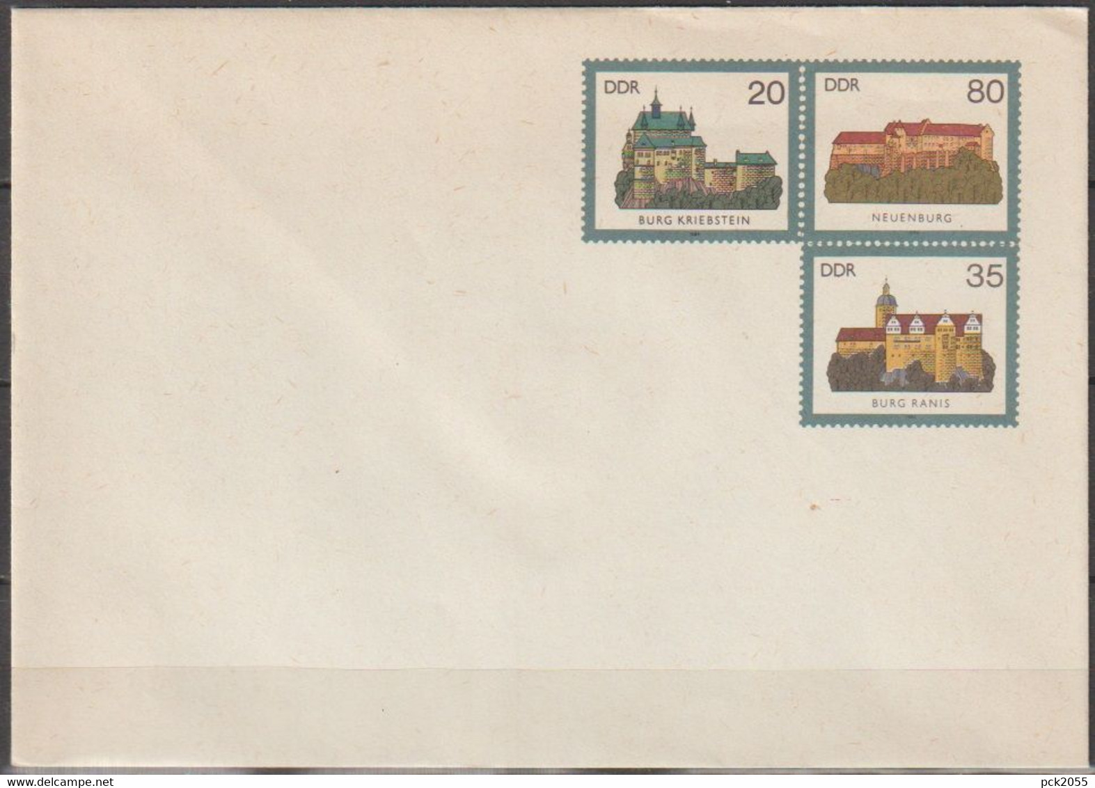 DDR Ganzsache 1985 Nr. U 1 Burgen Der DDR Ungebraucht ( D 1252 ) Günstige Versandkosten - Covers - Mint