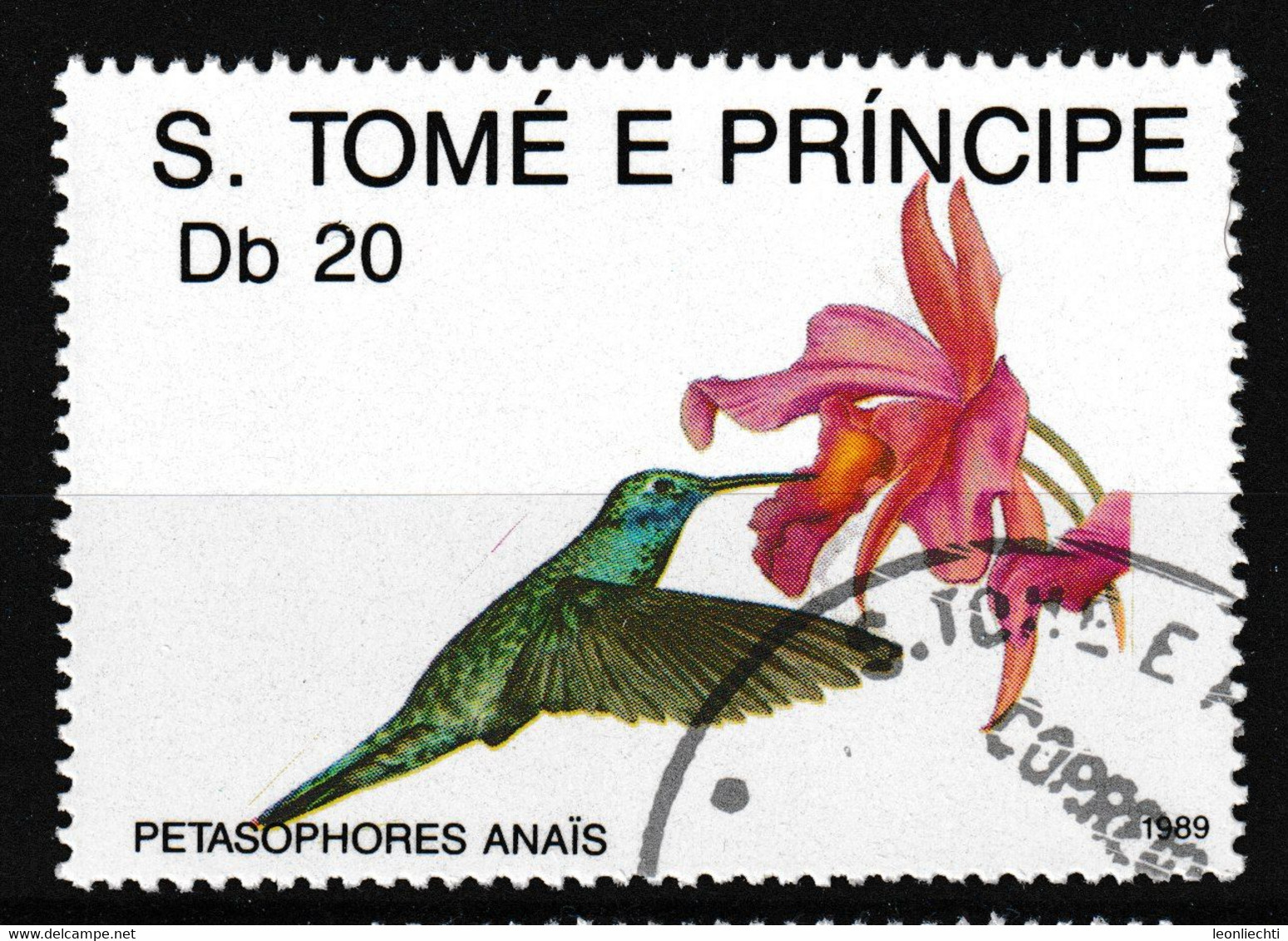 1989 S. Tomé E Principe,  Petasophores Anais - Kolibri - Kolibries