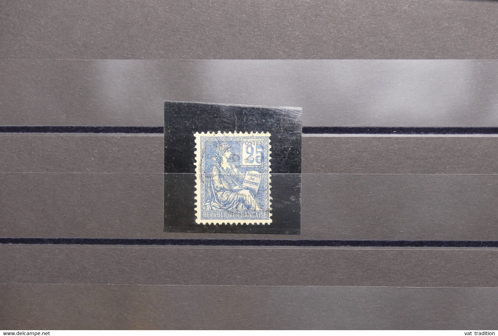 FRANCE -  Variété Sur N°114 Mouchon 25ct - Chiffre Déplacé - Oblitéré - Cote 190€ - L 128068 - Gebruikt