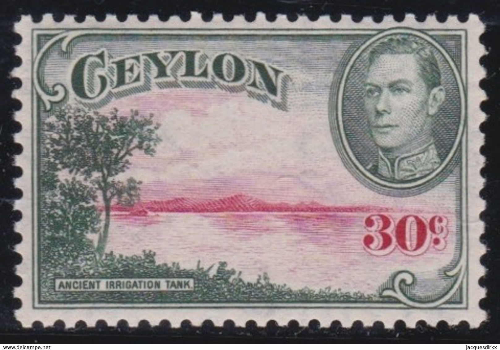 Ceylon     .    SG    .   393      .    *      .     Mint-hinged - Ceylan (...-1947)