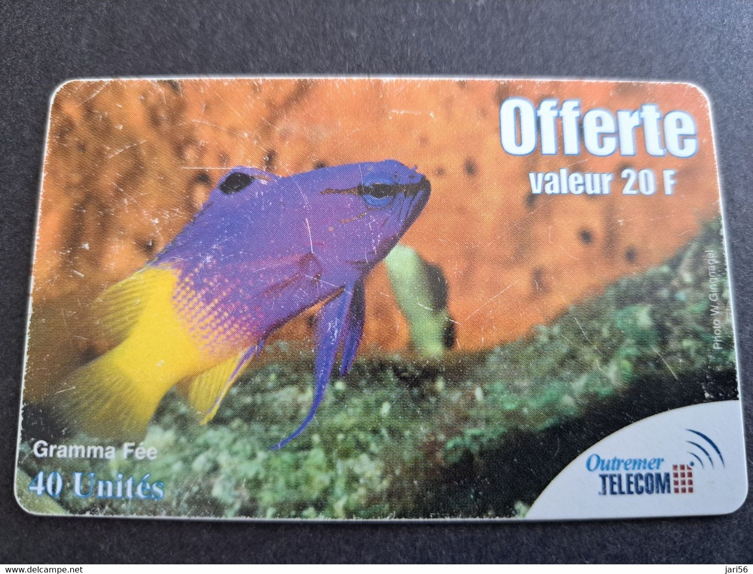 ST MARTIN  OUTREMER TELECOM/ 20FF OFFERTE  FISH/GRAMMER FEE     ** 10503 ** - Antillen (Frans)