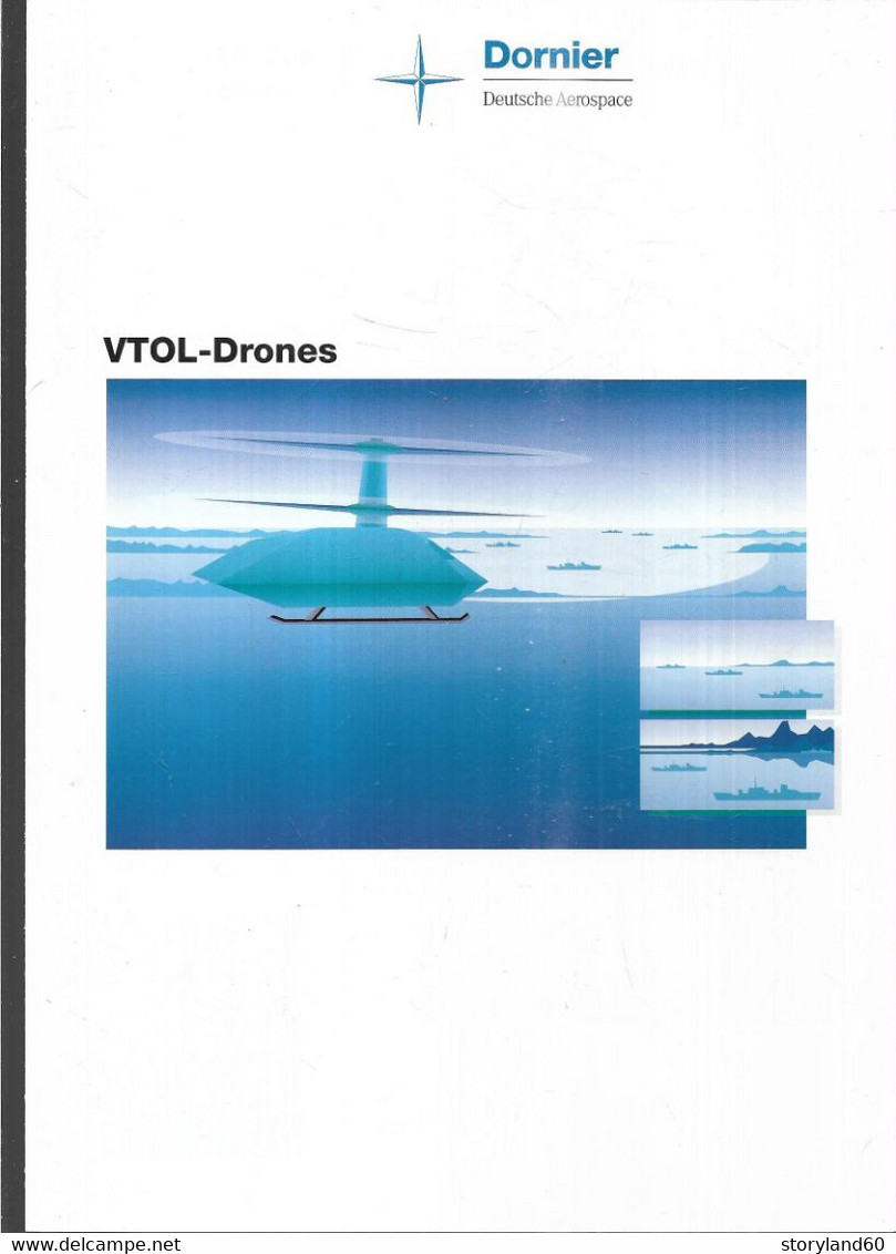 dirigeable aérostation, lot de documents publicitaires années 80-90 ,flyers et photos , aviation , drones , radars lot1