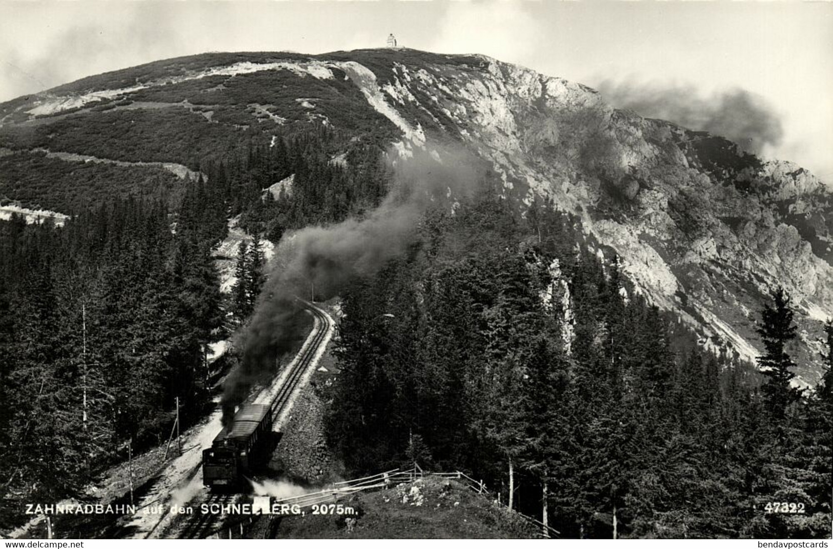 Austria, Zahnradbahn Auf Den Schneeberg, Rack Railway Train, RPPC Postcard (2) - Schneeberggebiet
