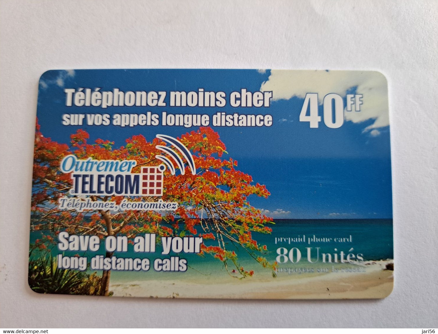 Phonecard St Martin French OUTREMER TELECOM   THREE ON BEACH   40FF   ** 10517 ** - Antilles (French)