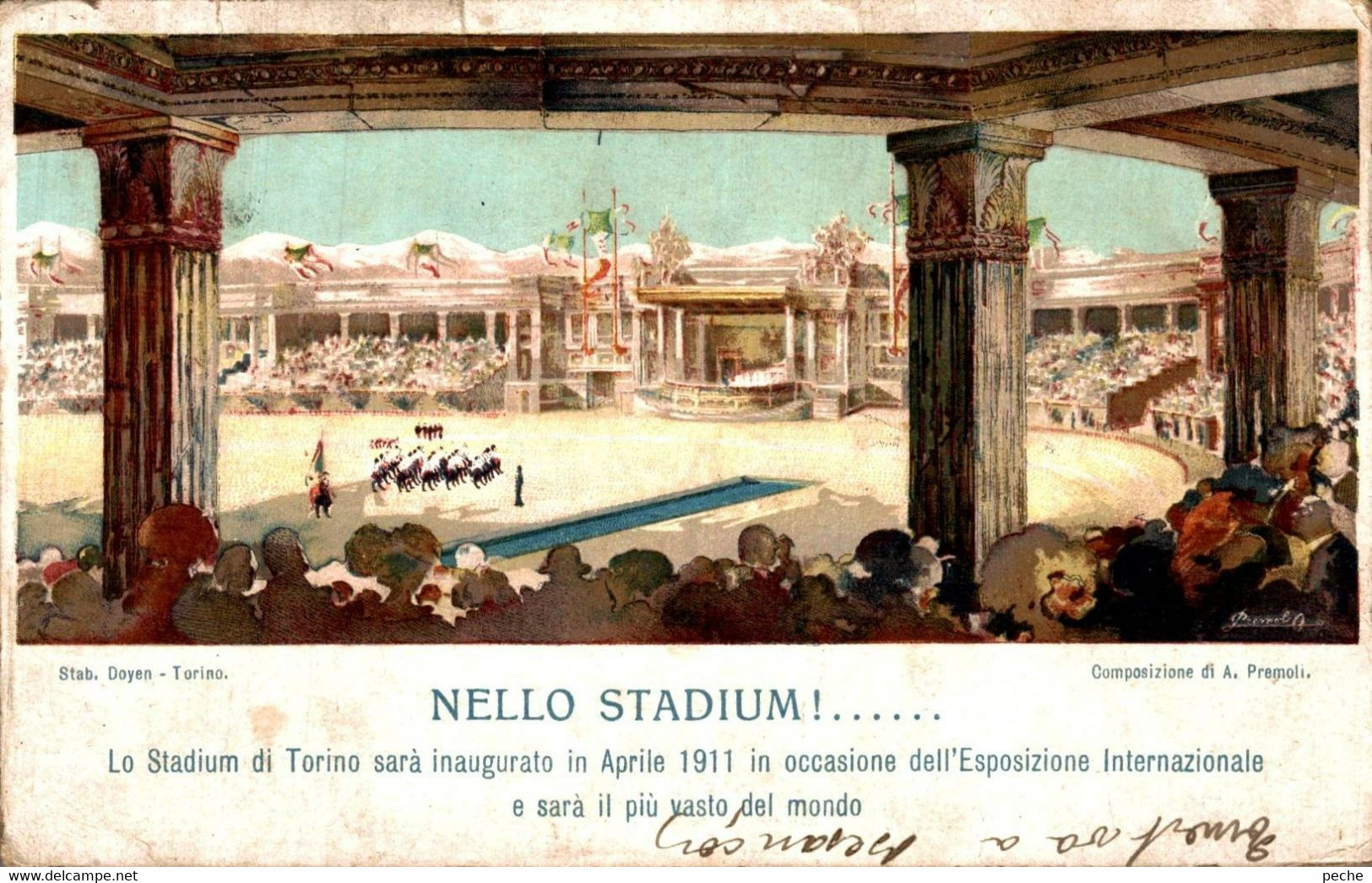 N°94980 -cpa Torino -Nello Stadium- - Estadios E Instalaciones Deportivas