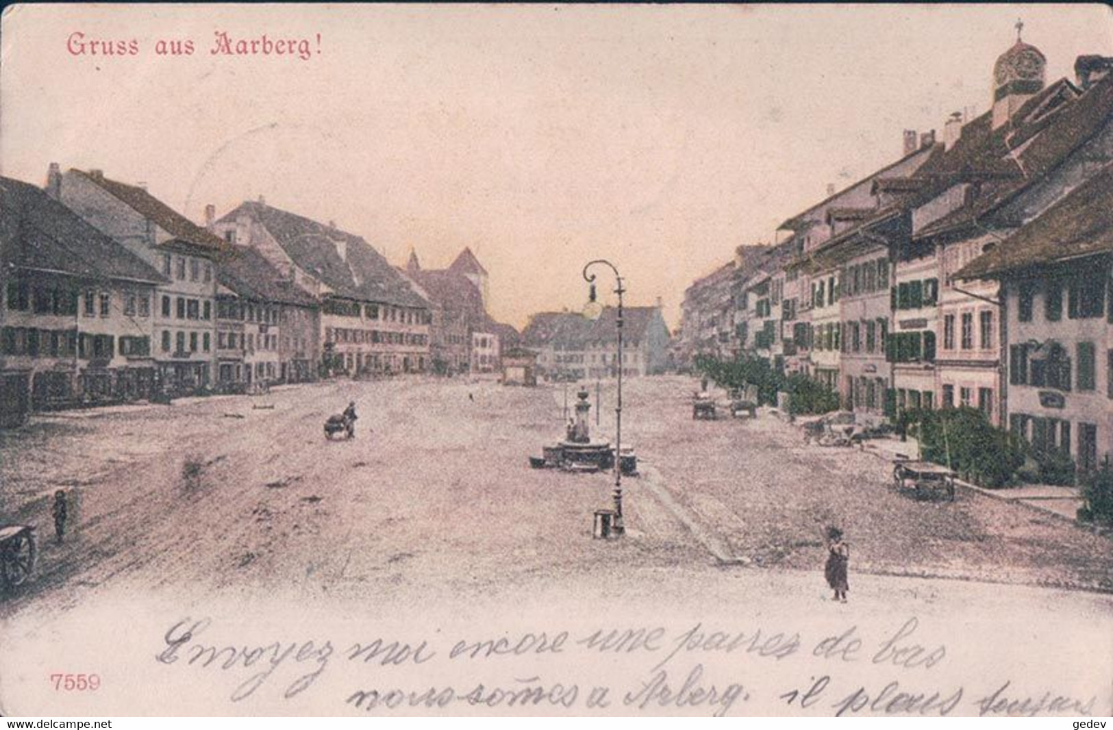 Gruss Aus Aarberg BE, La Place (7559) - Aarberg