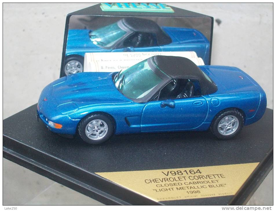 VITESSE - CHEVROLET CORVETTE CABRIOLET CLOSED  Scala 1/43 - Vitesse