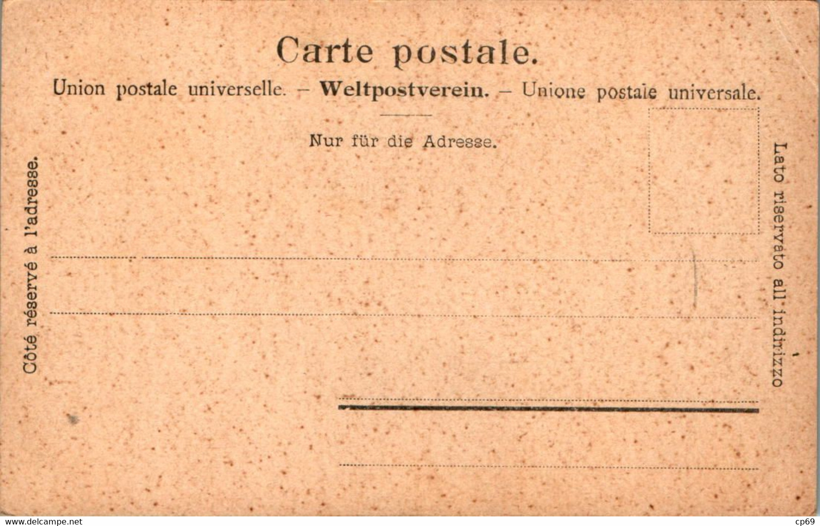 Cpa Couleur Les Costumes Suisses Costume Solothurn - Soleure N°5 Cpa Couleur Dos Non Divisé En B.Etat - Soleure