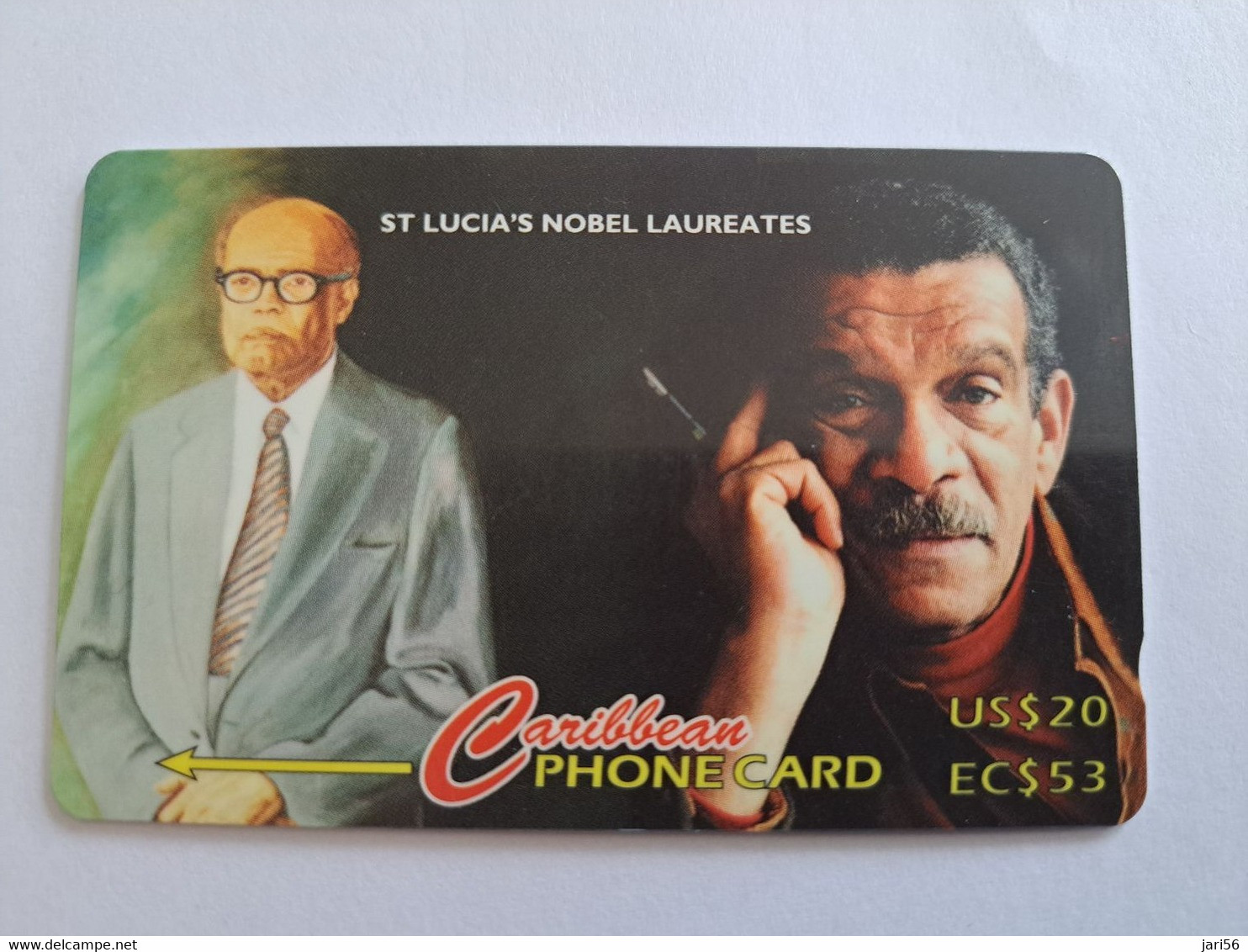 ST LUCIA    $ 53/US 20   CABLE & WIRELESS  STL-233A   233CSLA       Fine Used Card ** 10535** - Sainte Lucie