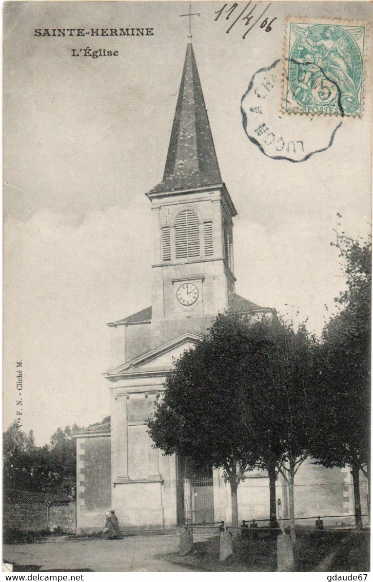 SAINTE HERMINE (85) - L'EGLISE - Sainte Hermine