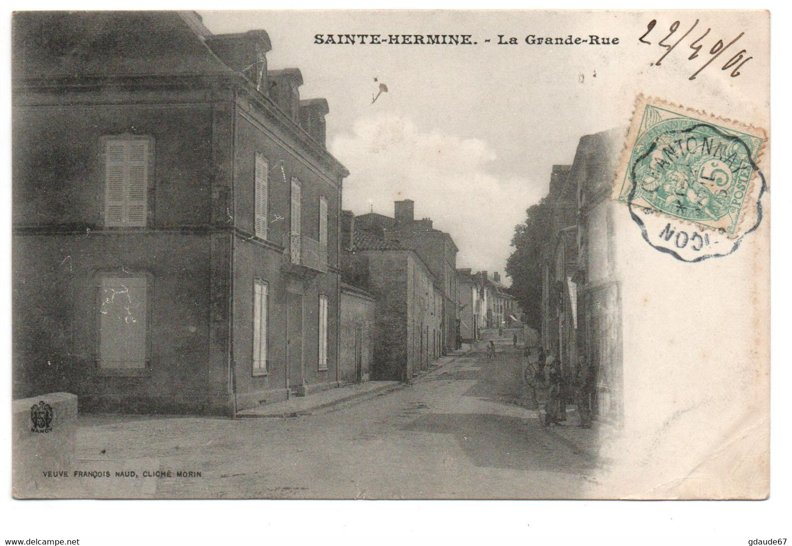 SAINTE HERMINE (85) - LA GRANDE RUE - Sainte Hermine