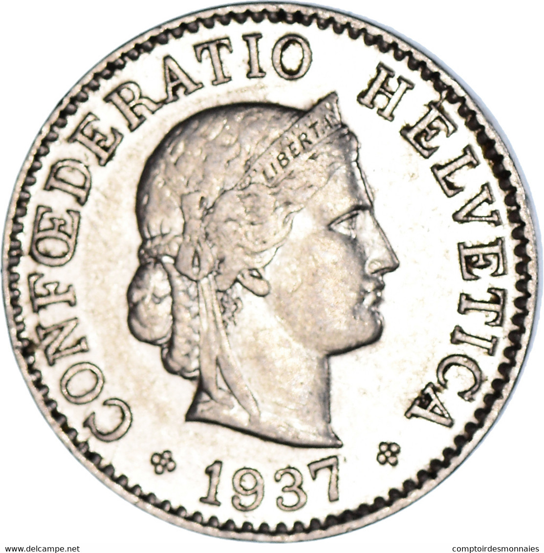 Monnaie, Suisse, 5 Rappen, 1937 - Other & Unclassified