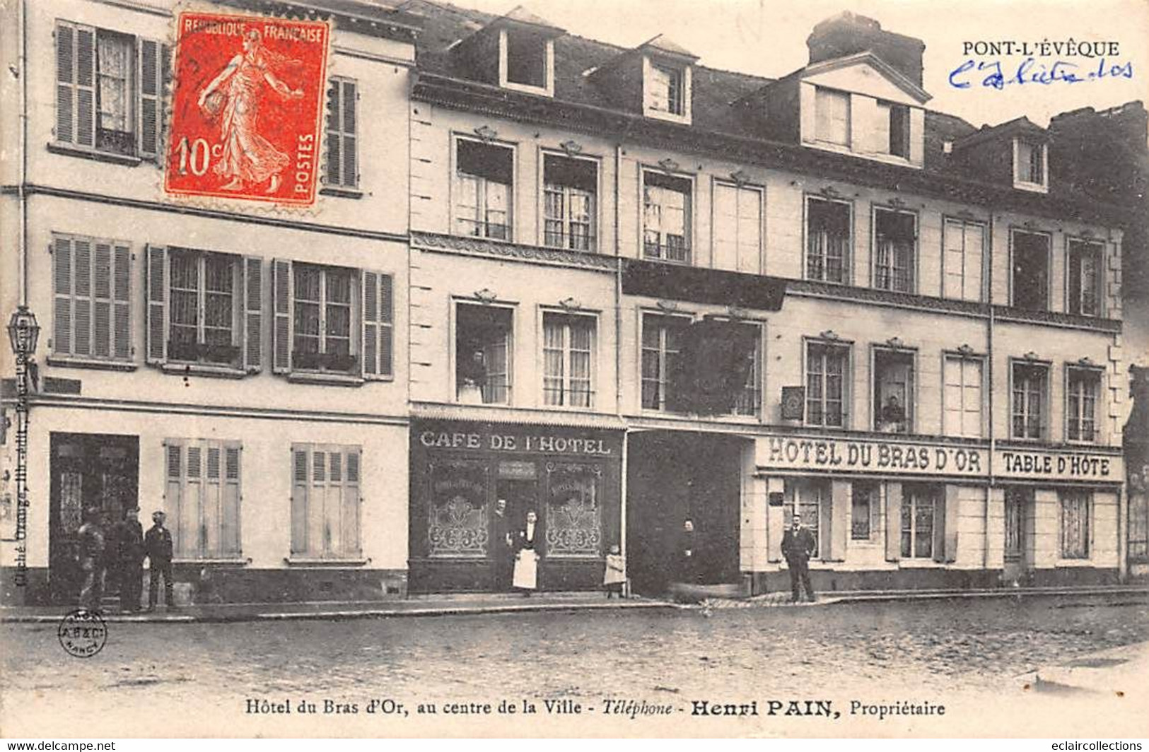 Pont-l'Evêque         14        Hôtel Du Bras D'Or      (voir Scan) - Pont-l'Evèque