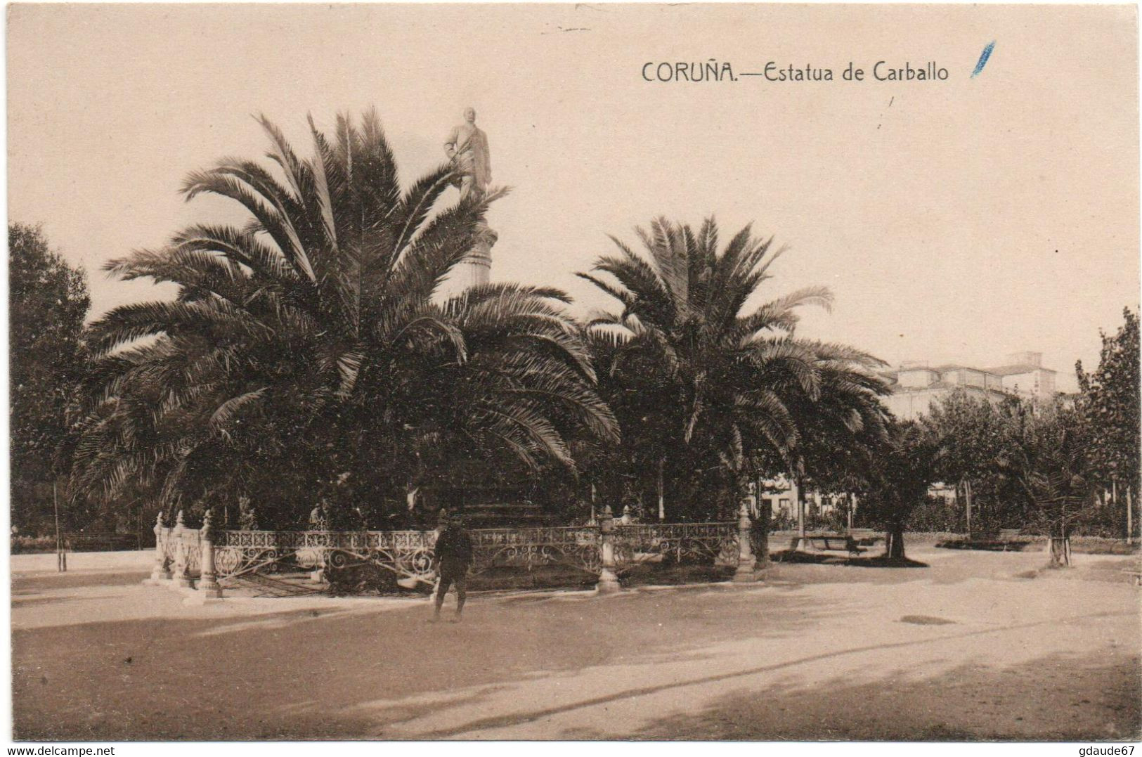 LA CORUNA - ESTATUA DE CARBALLO - La Coruña