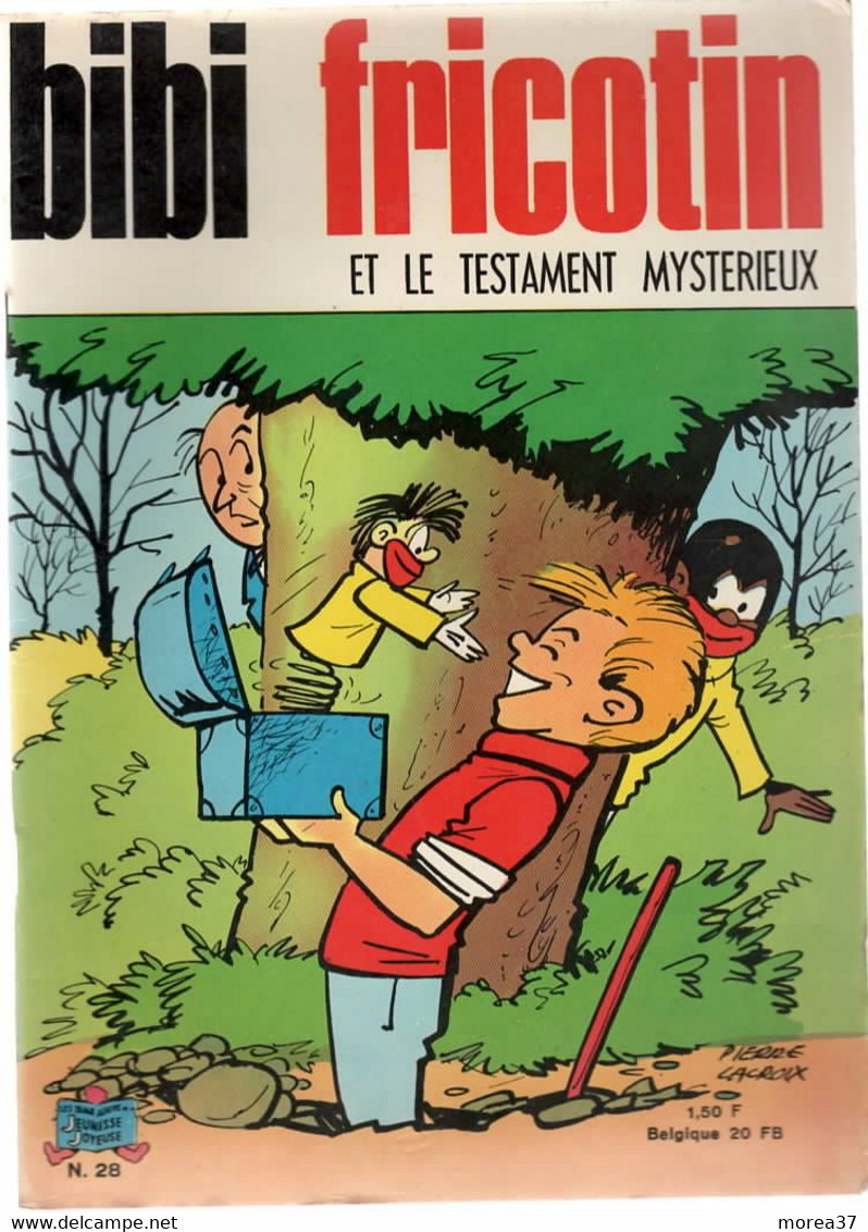 BIBI FRICOTIN  Et Le Testament Mystérieux    N°28 De Pierre LACROIX - Bibi Fricotin