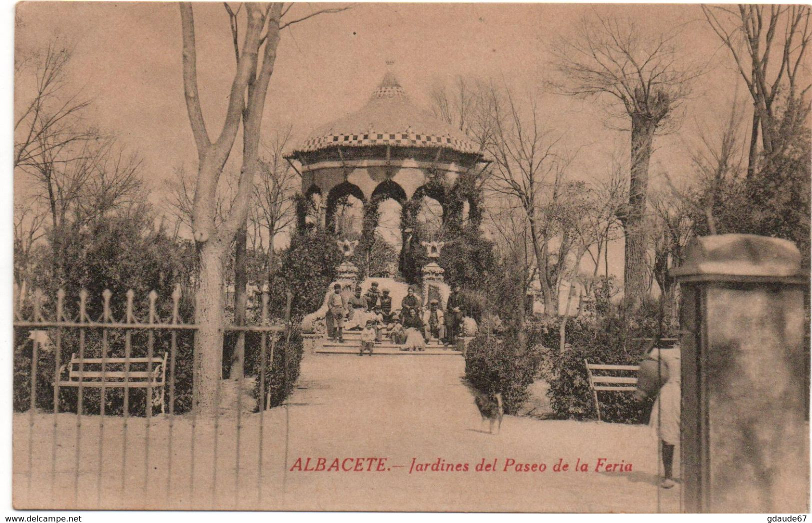 ALBACETE - JARDINES DEL PASEO DE LA FERIA - Albacete