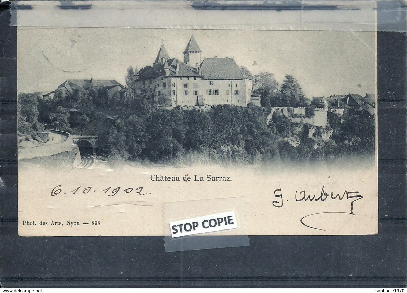 08-2022 - HAR300 - SUISSE - Précurseur - VAUD -LA SARRAZ - Le Château - La Sarraz