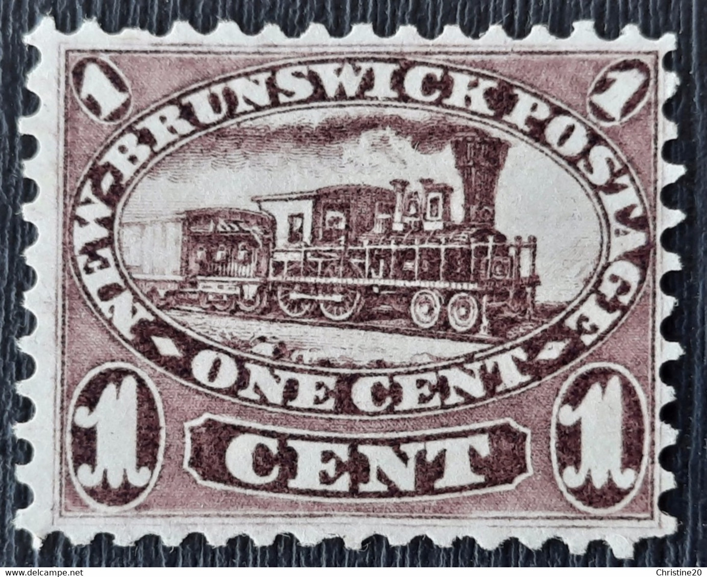 Canada Nouveau-Brunswick 1860/63 N°4 (*)TB Cote 60€ - Ungebraucht