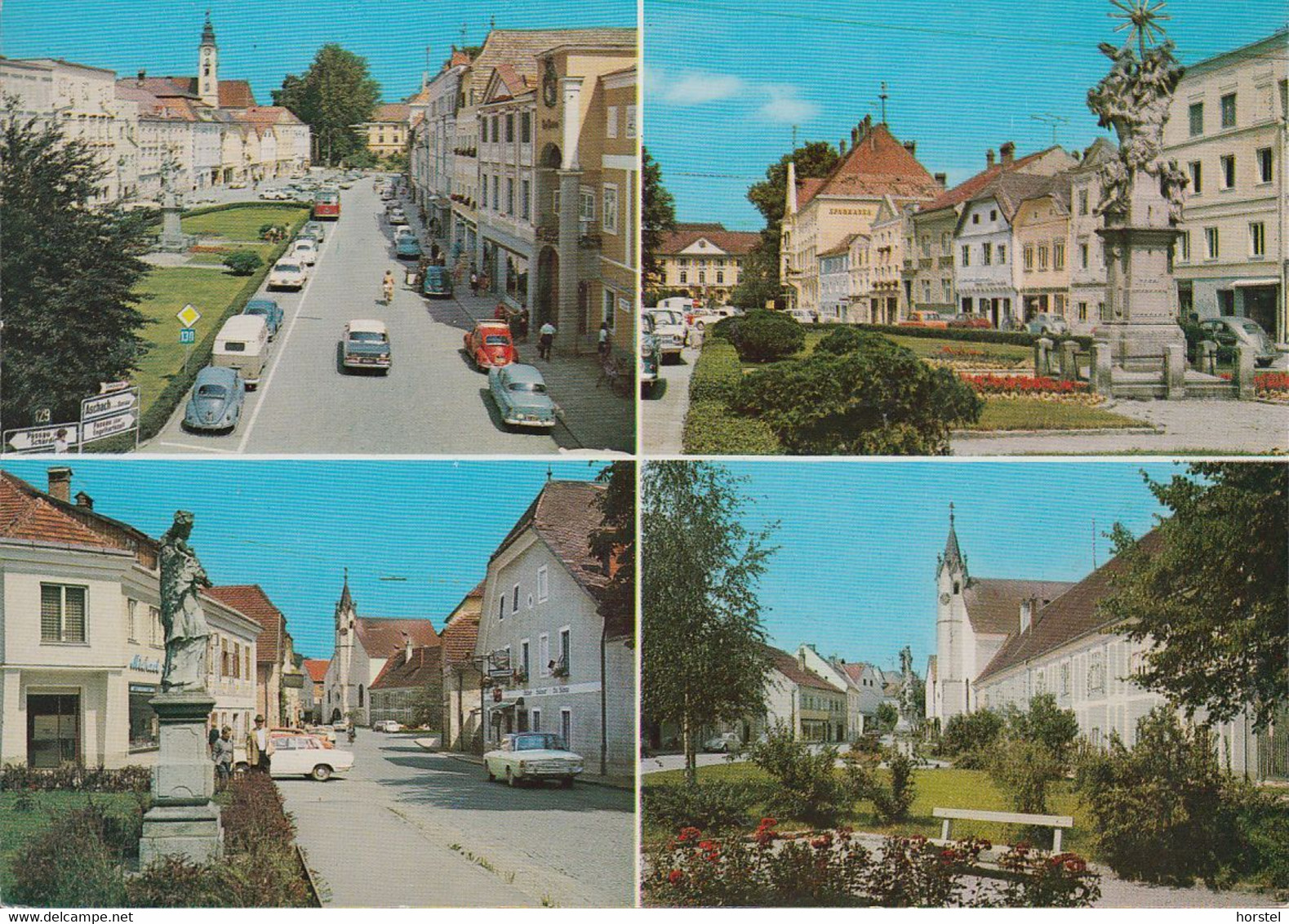 Austria - 4070 Eferding - Alte Ansichten - Cars - Ford Taunus - Opel Rekord - VW Käfer - VW Bus - Eferding