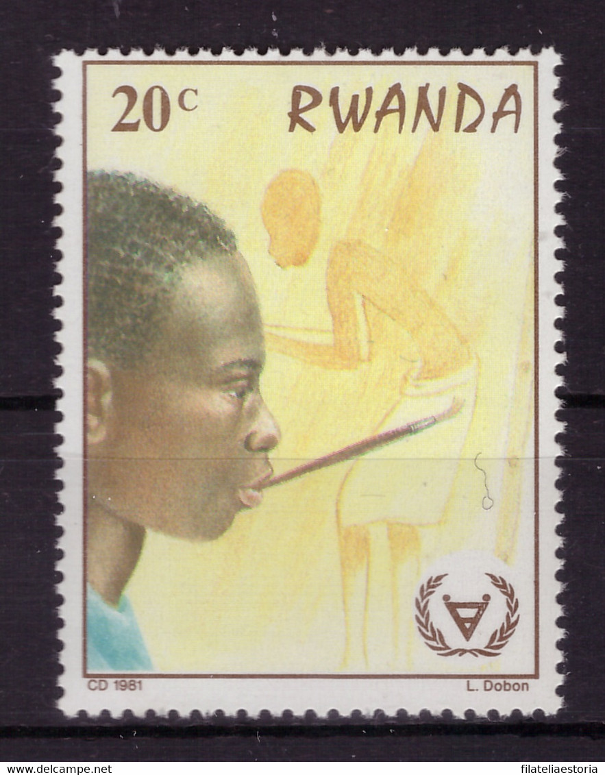 Rwanda 1981 - MNH ** - Handicaps - Michel Nr. 1143 (rwa107) - Nuevos