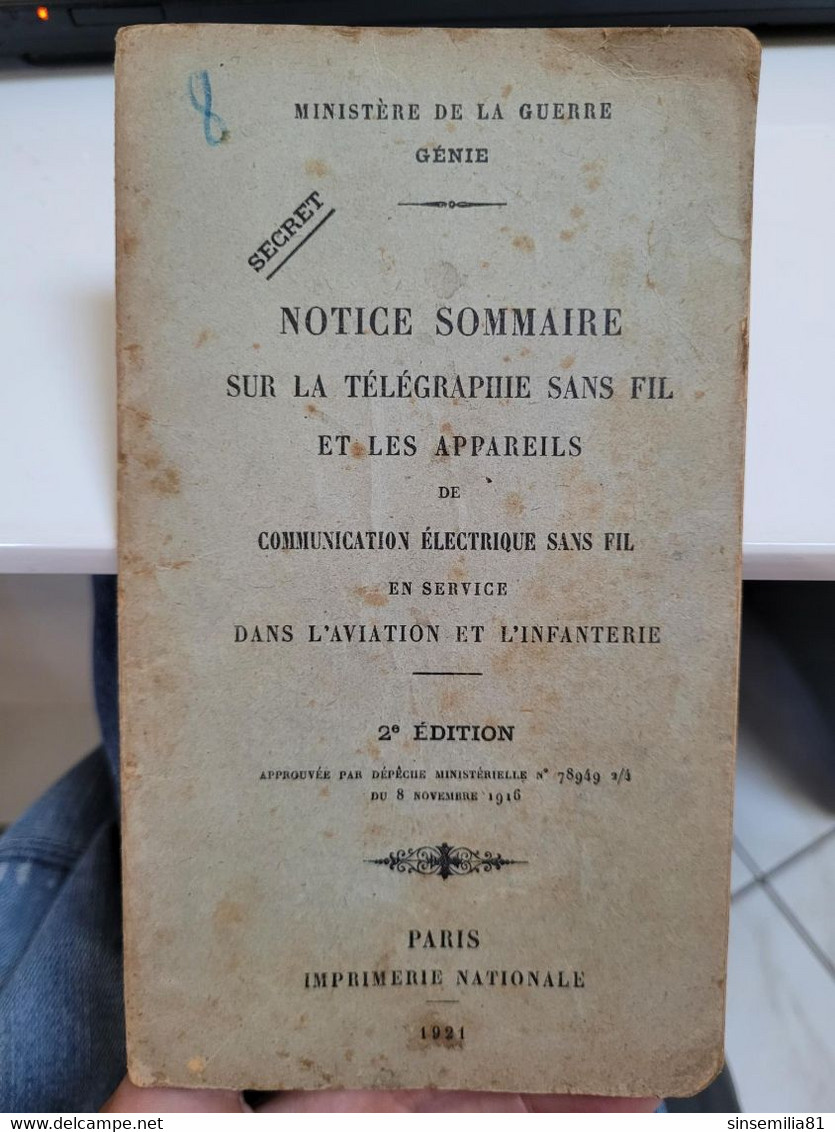 Notice Sommaire Sur La Telegraphie Sans Fil Et Les Appareils De Communication Dans L Aviation Et L Infanterie - Audio-Visual