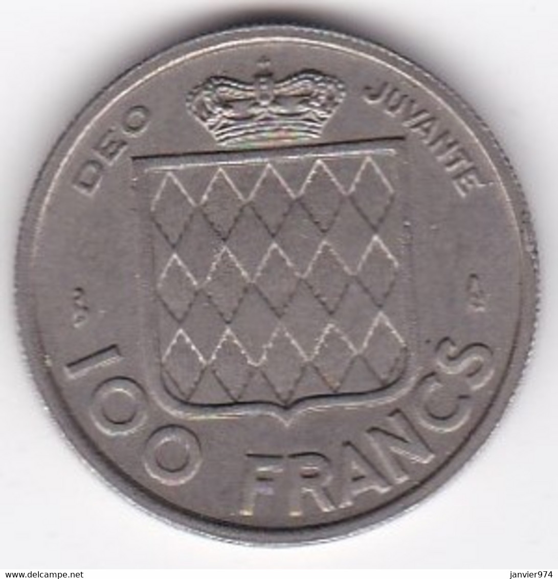 Monaco . 100 Francs 1956, Rainier III, En Cupronickel - 1949-1956 Old Francs