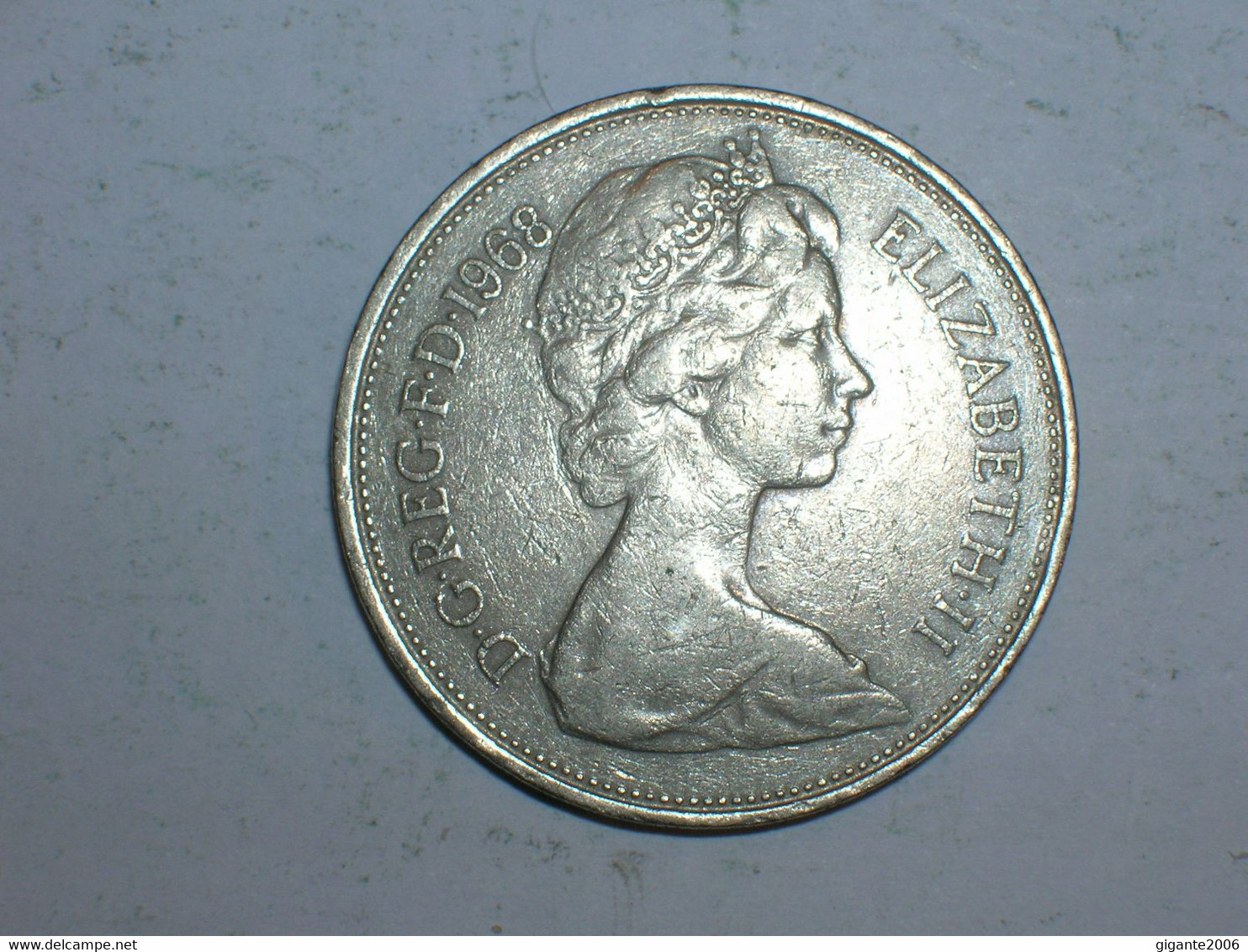 Gran Bretaña. 10 Peniques 1968 (11334) - 10 Pence & 10 New Pence