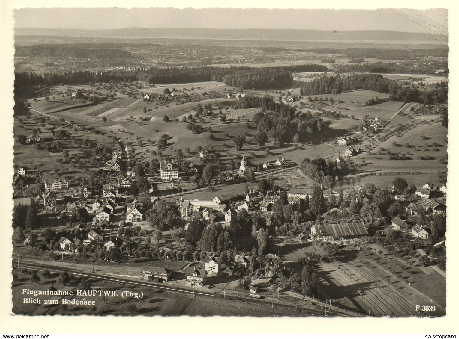 HAUPTWIL Bahnhof Flugaufnahme - Hauptwil