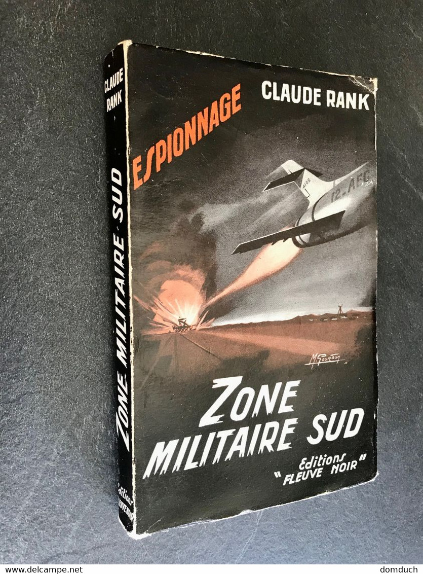 FLEUVE NOIR ESPIONNAGE N° 121  ZONE MILITAIRE SUD  Claude RANK  E.O. 1957 - Fleuve Noir