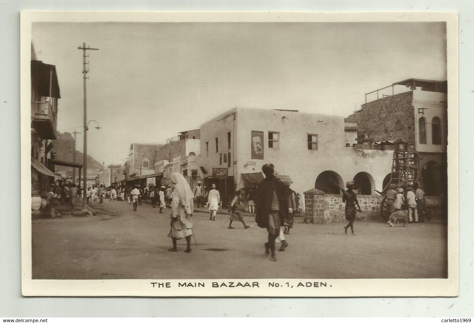 THE MAIN BAZAR - ADEN - NV   FP - Yemen