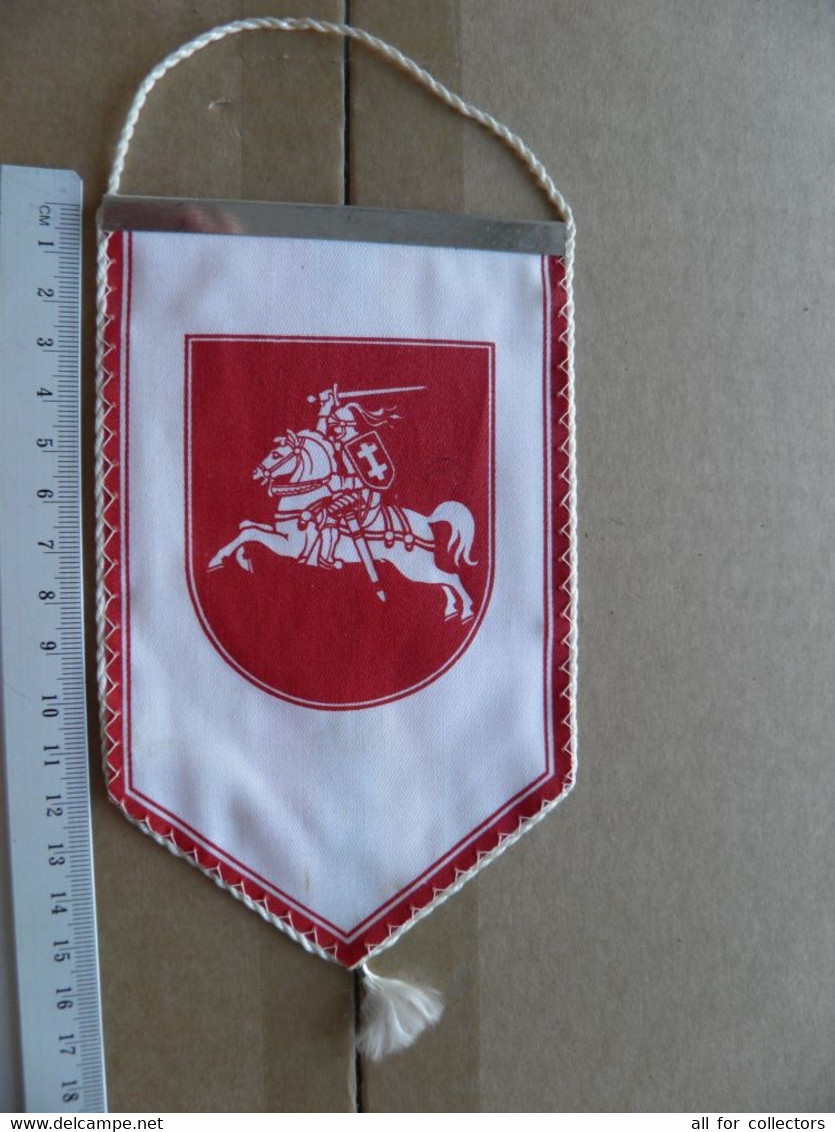 Pennant Lithuania Lithuanian Boxing Federation Boxe - Sonstige & Ohne Zuordnung