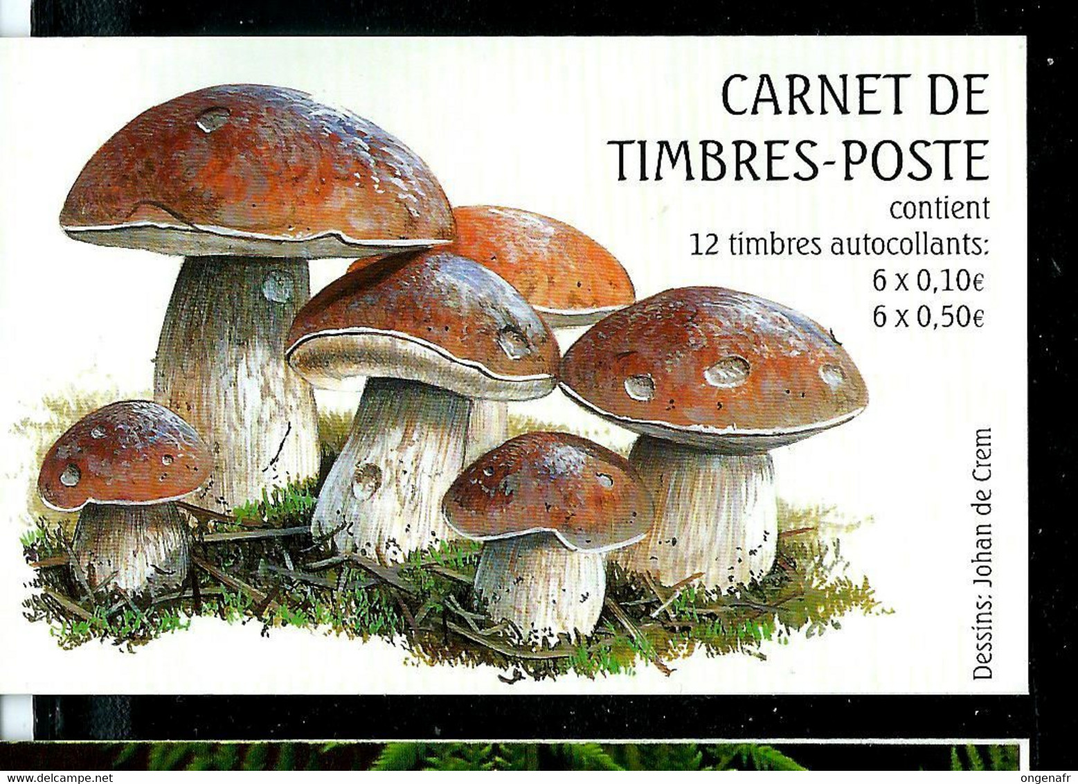 N° Prifix : Carnet N° 17 - Champignons     ( état: **)  à La Faciale - Carnets