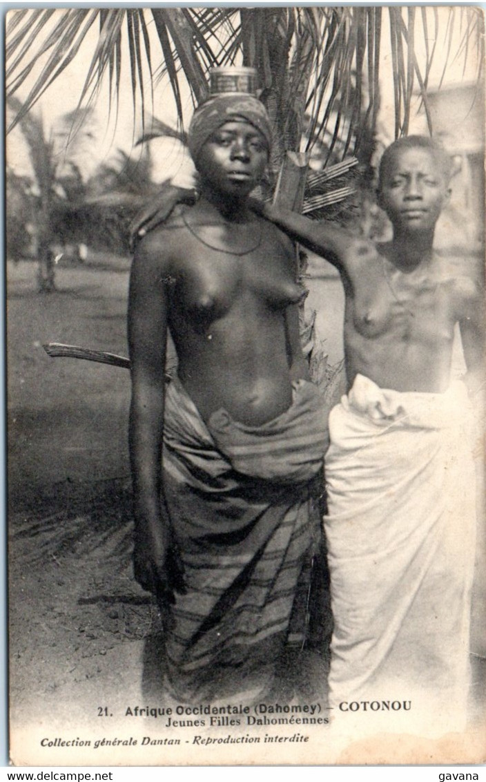 DAHOMEY - COTONOU - Jeunes Filles Dahoméennes - Dahomey