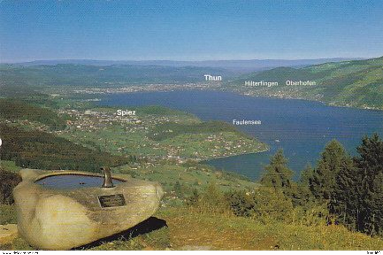 AK 073024 SWITZERLAND - Aeschiallmend - Blick Auf Thunersee - Aeschi Bei Spiez