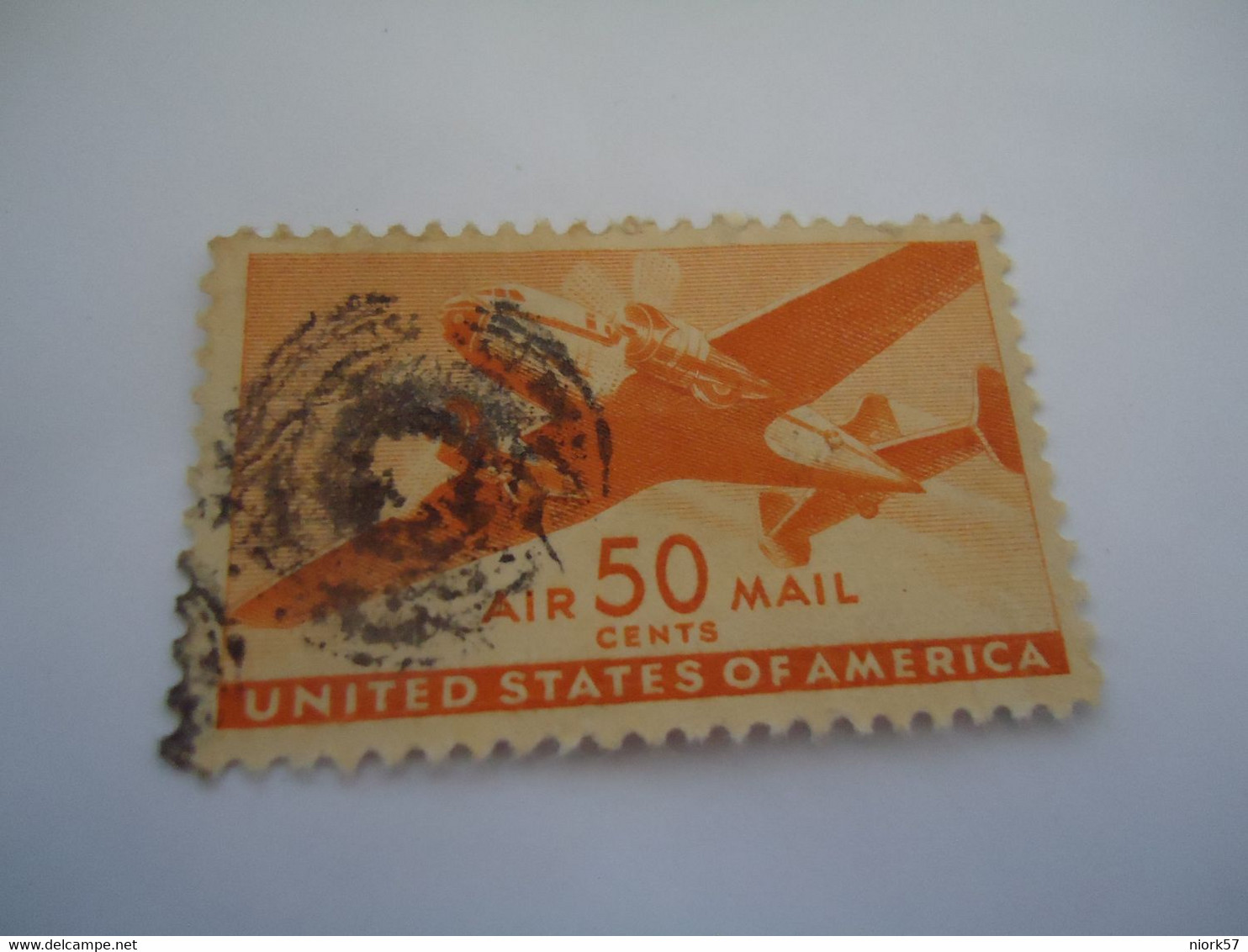 UNITED STATES  USED STAMPS AIRPLANES    WITH POSTMARK - Otros & Sin Clasificación