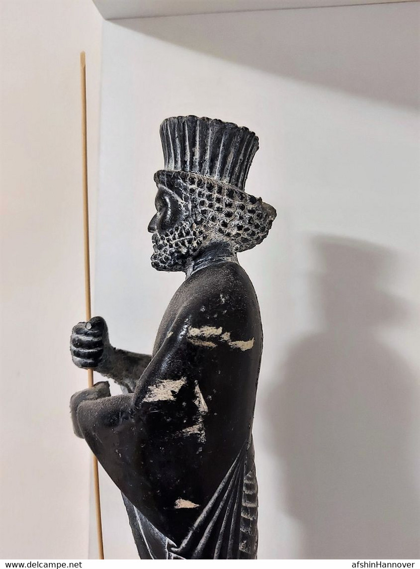 Iran , Persian Plaster statue of an Achaemenid soldier a nice souvenir it is just a copy not real