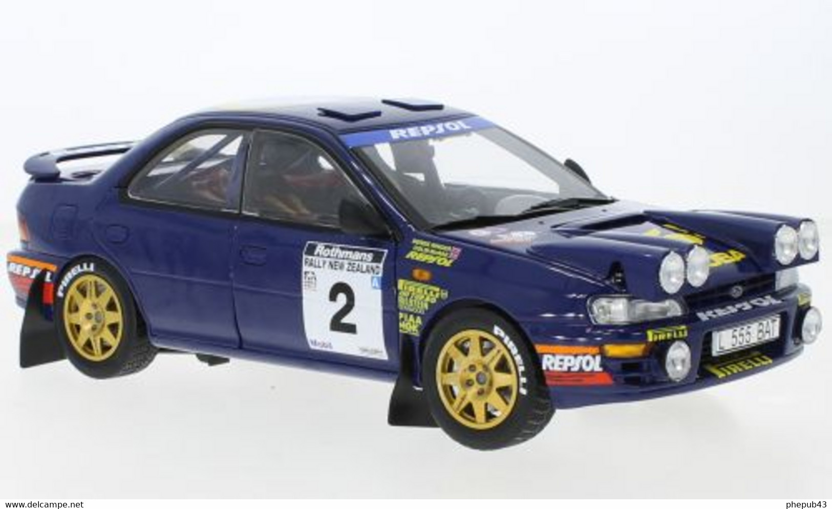 Subaru Impreza 555 - Colin McRae/D. Ringer - New-Zealand Rally 1994 #2 - Sun Star (1:18) + Decals - Sun Star