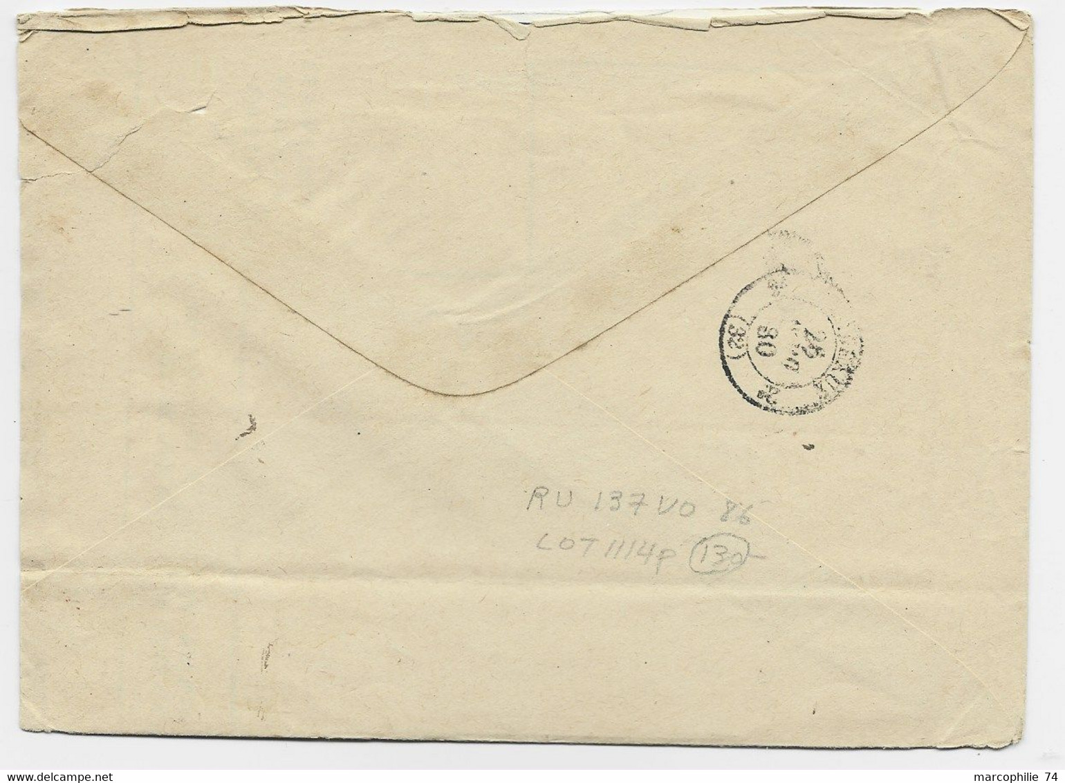 GUYANE CAYENNE 3 AVRIL 1880 LETTRE COVER TO BORDEAUX  + TAXE 5 TAMPON + COL PAQ FR - Brieven En Documenten