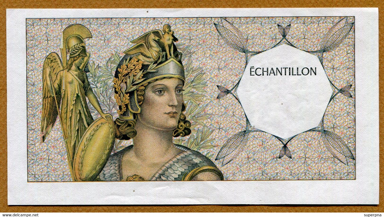 BILLET ECHANTILLON FILIGRANÉ - Banque De France NEUF - Specimen