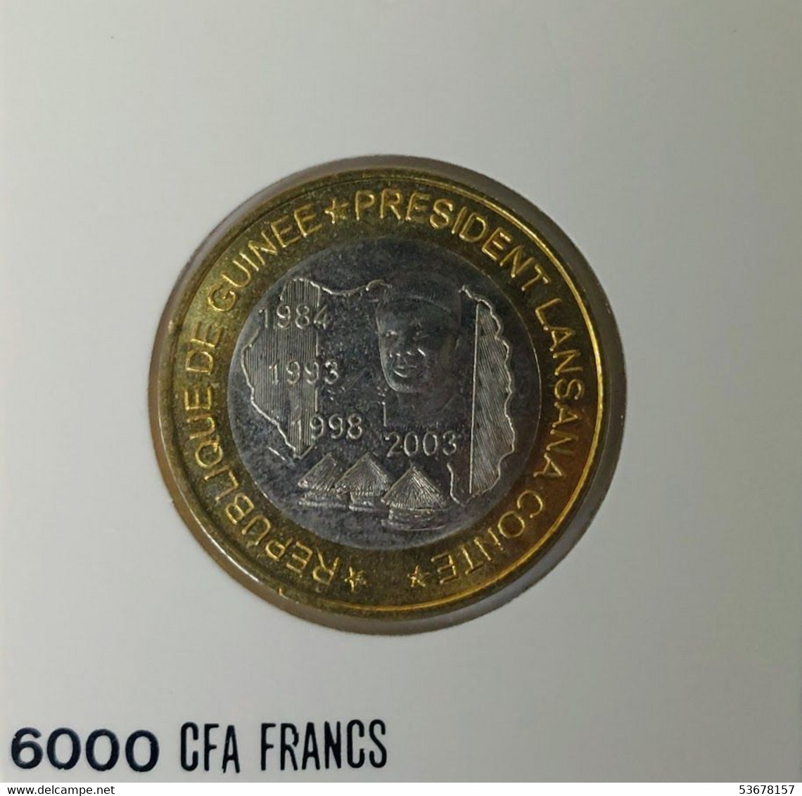 Guinea - 6000 Francs CFA (4 Africa) 2003 (Fantasy Coin) (#1350) - Guinee