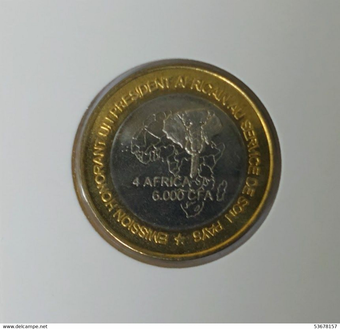 Guinea - 6000 Francs CFA (4 Africa) 2003 (Fantasy Coin) (#1350) - Guinea