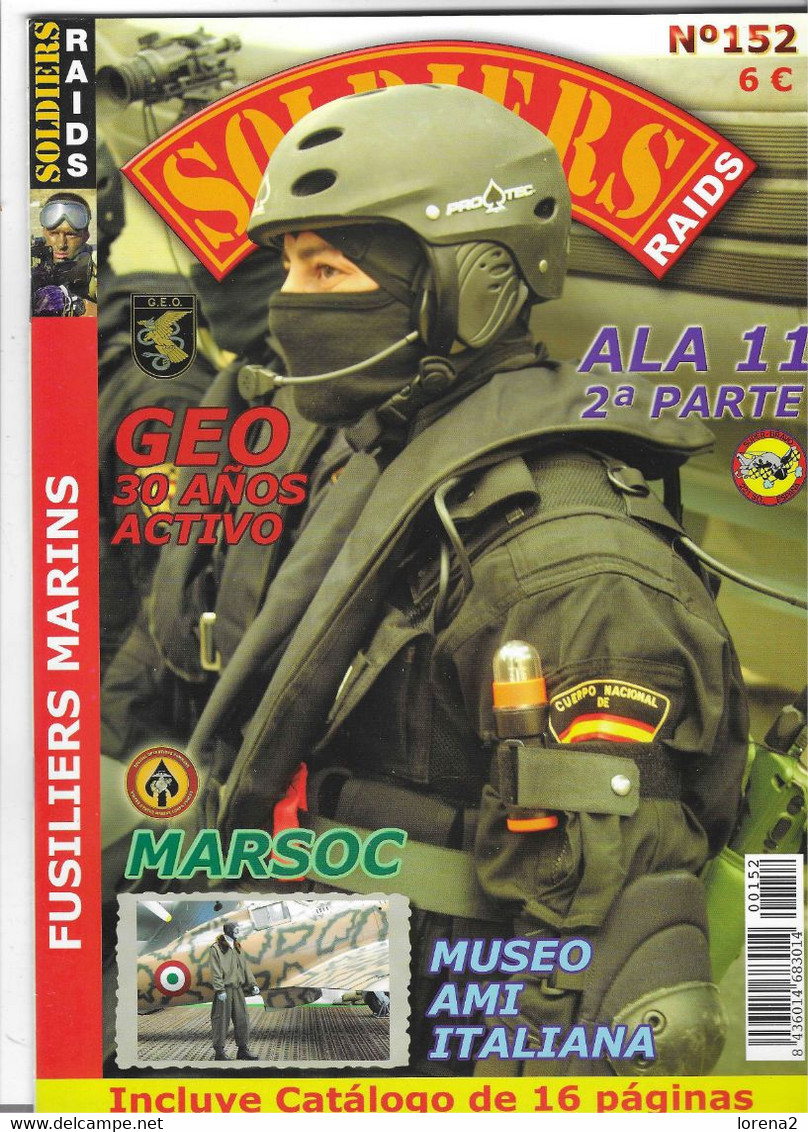 Revista Soldier Raids Nº 152. Rsr-152 - Spanish