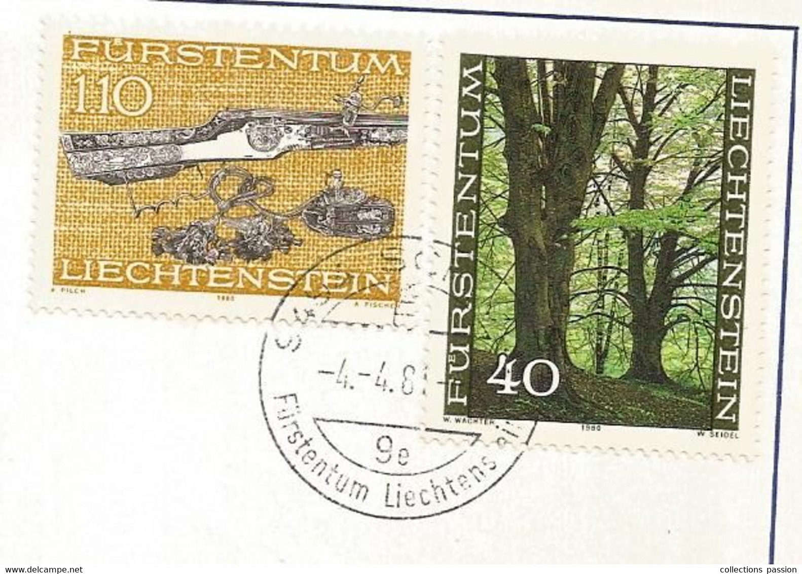 Lettre, LIECHTENSTEIN , 9494 SCHAAN, Recommandée, SWISSAIR , 4 APRIL 1981, Zurich-Malaga,erster Direktflug , DC9, SR-686 - FDC